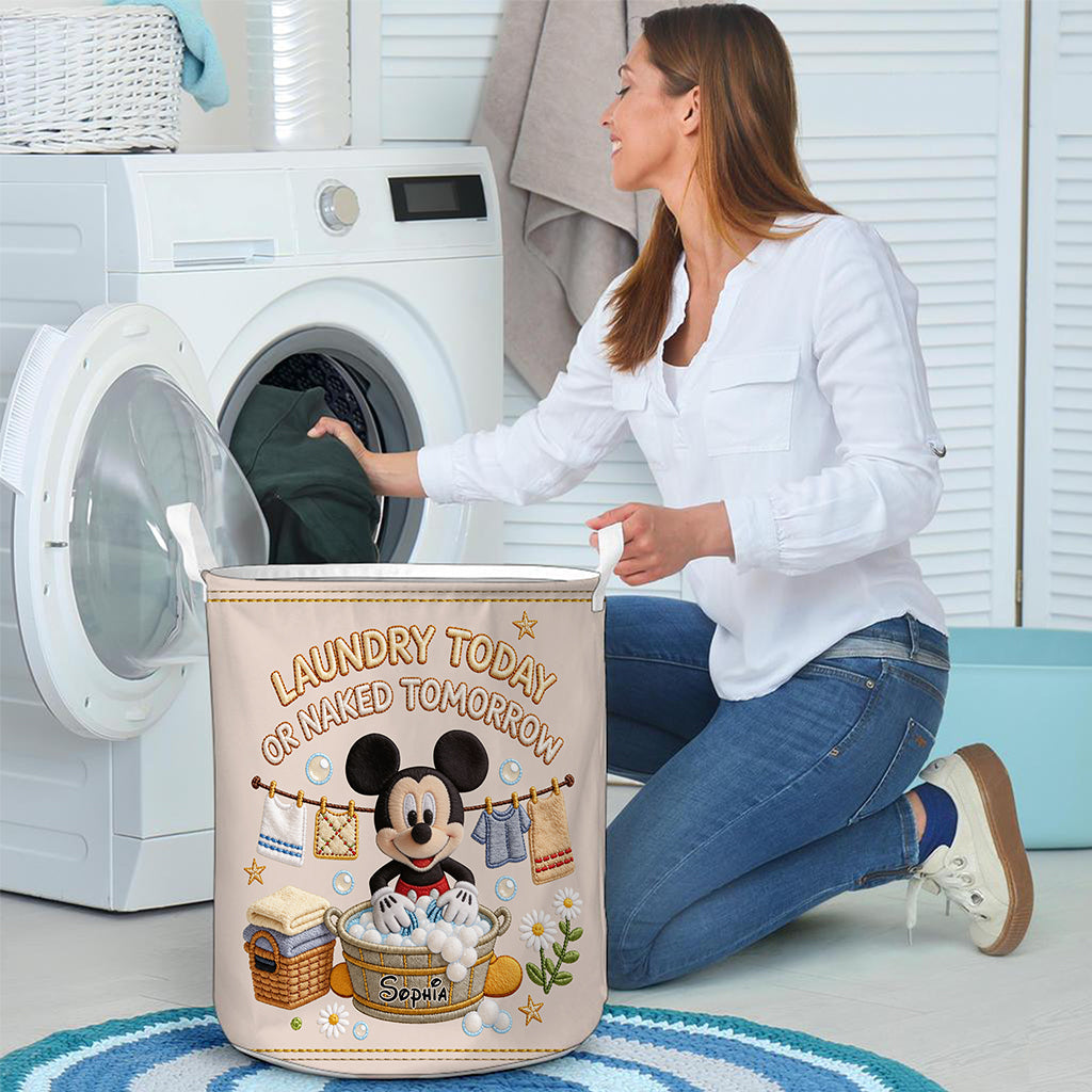 Laundry Today - Personalized Mouse Storage Basket