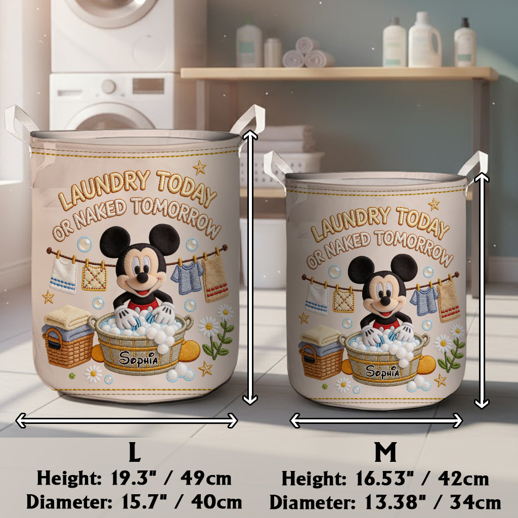 Laundry Today - Personalized Mouse Storage Basket