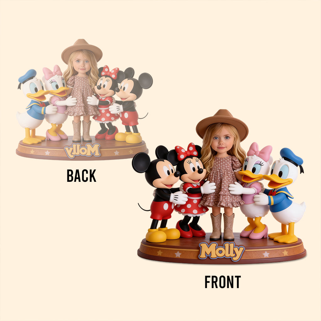 Custom Any Photo Magical Friends - Personalized Mouse Custom Shaped Acrylic Plaque