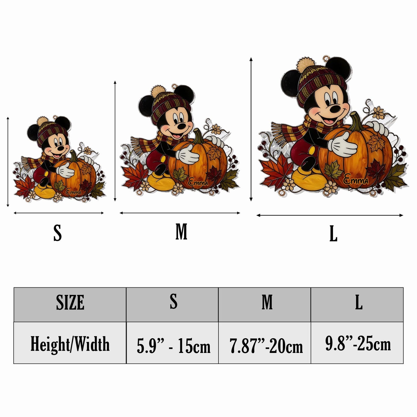 Magical Season - Personalized Mouse Wind Chime With Charm