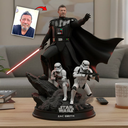 The Power Of The Dark Side - Personalized The Force Custom Shaped Acrylic Plaque