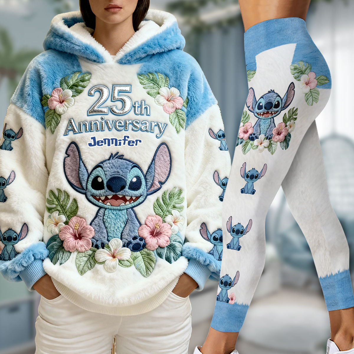 Ohana Means Family - Personalized Ohana Hoodie and Leggings