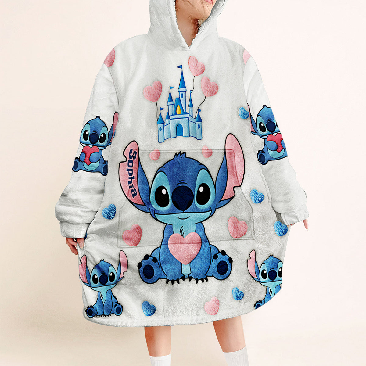 Ohana Means Family - Personalized Ohana Blanket Hoodie