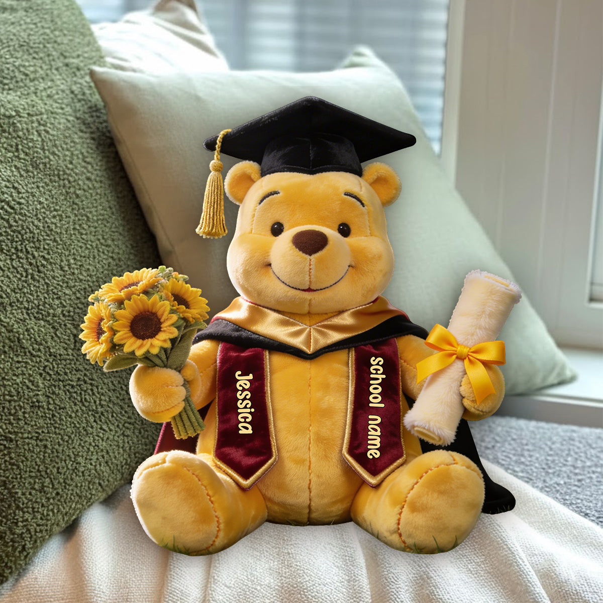 Graduation Time - Personalized Graduation Premium Faux Fur Pillow