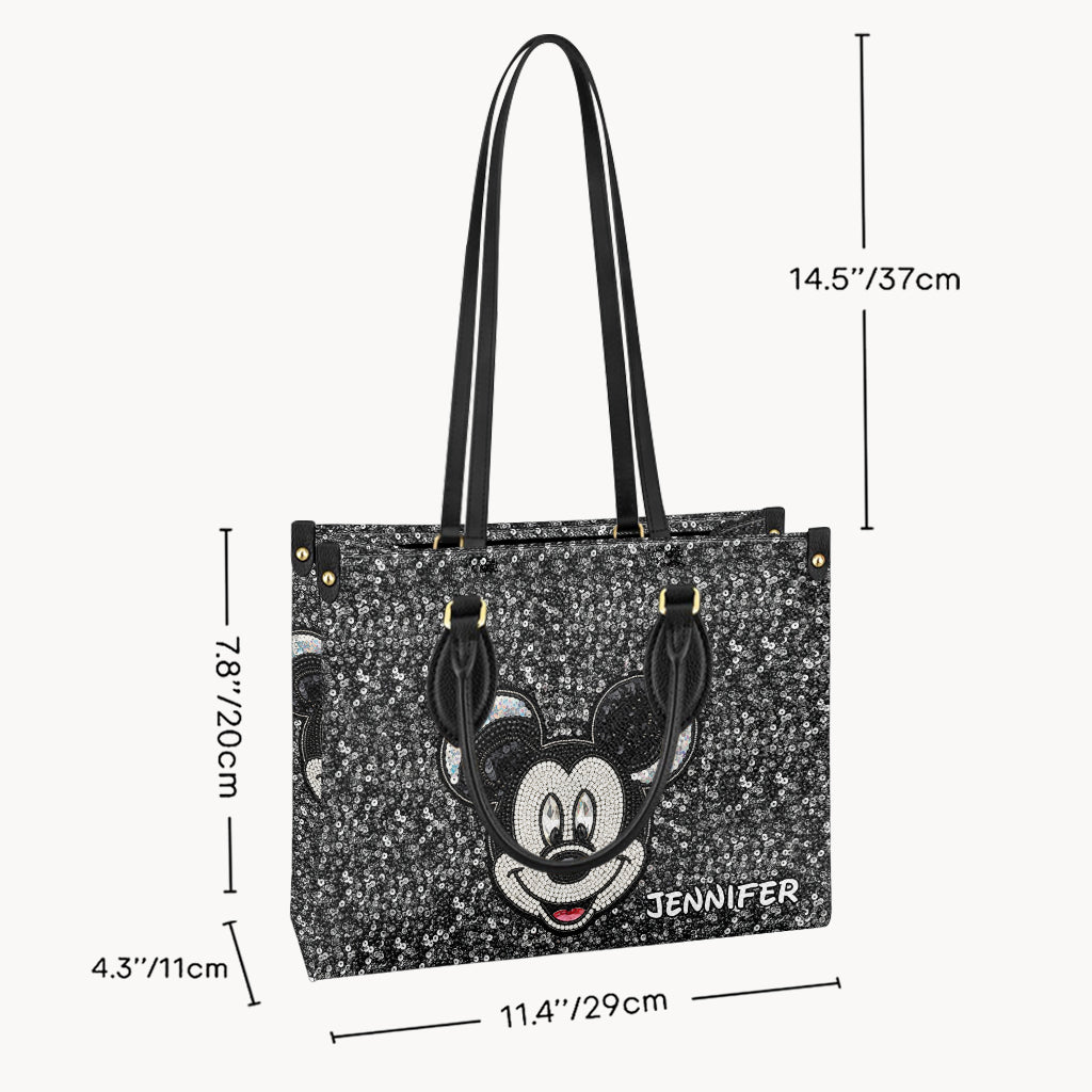 Magical Mouse - Personalized Mouse Leather Handbag