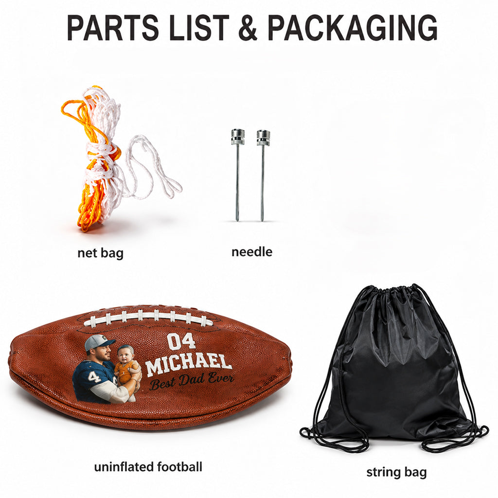 Football Dad - Personalized Father Multi-Sport Ball