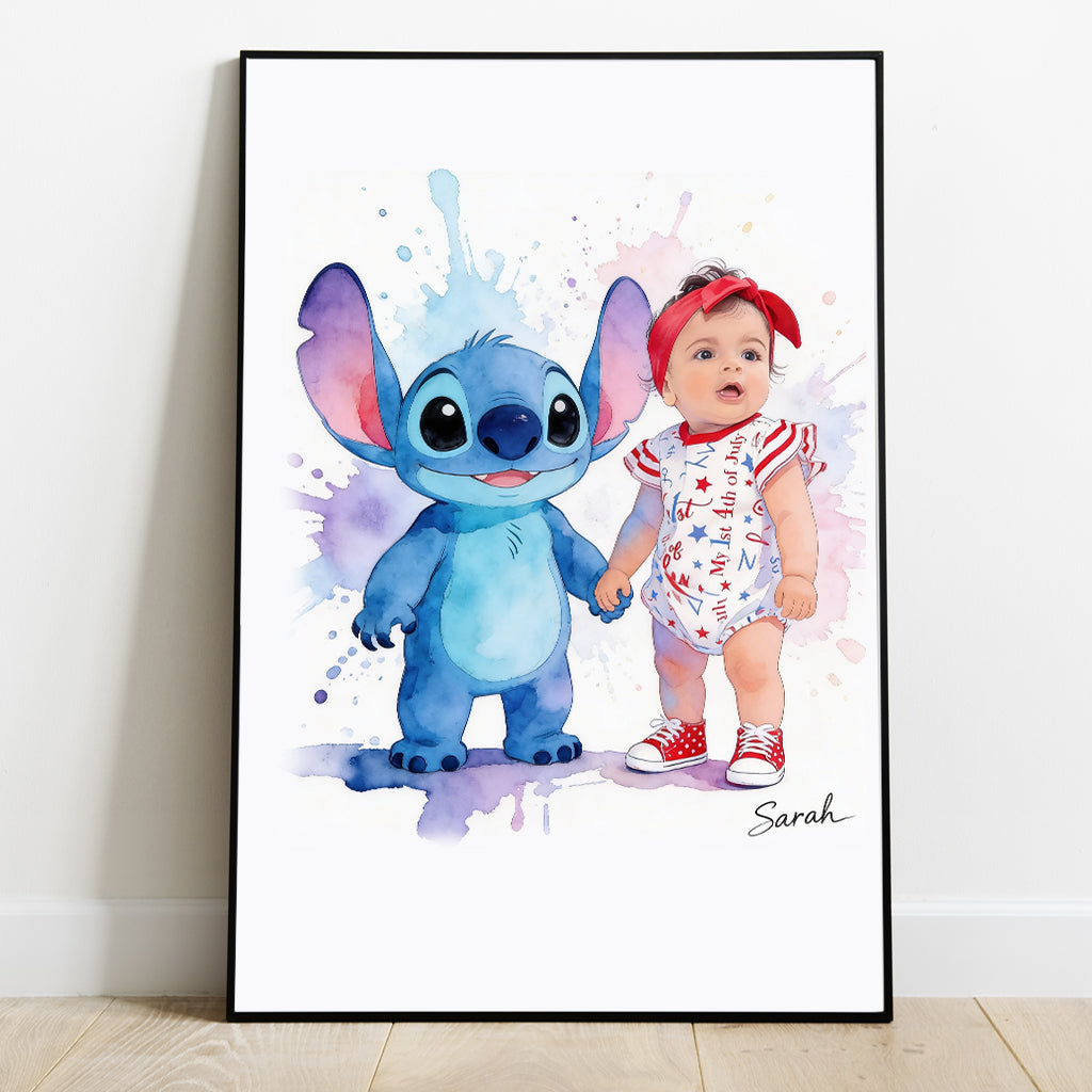 Custom Any Photo - Personalized Ohana Canvas And Poster