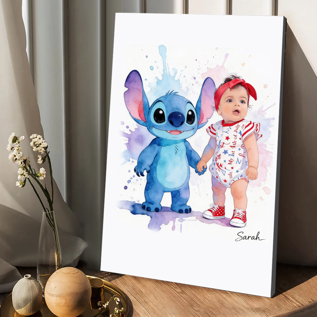 Custom Any Photo - Personalized Ohana Canvas And Poster