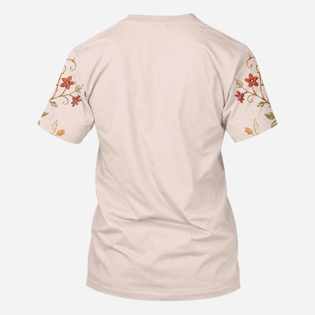 Honey Bear Autumn Vibes - Personalized Yellow Bear All Over Shirt