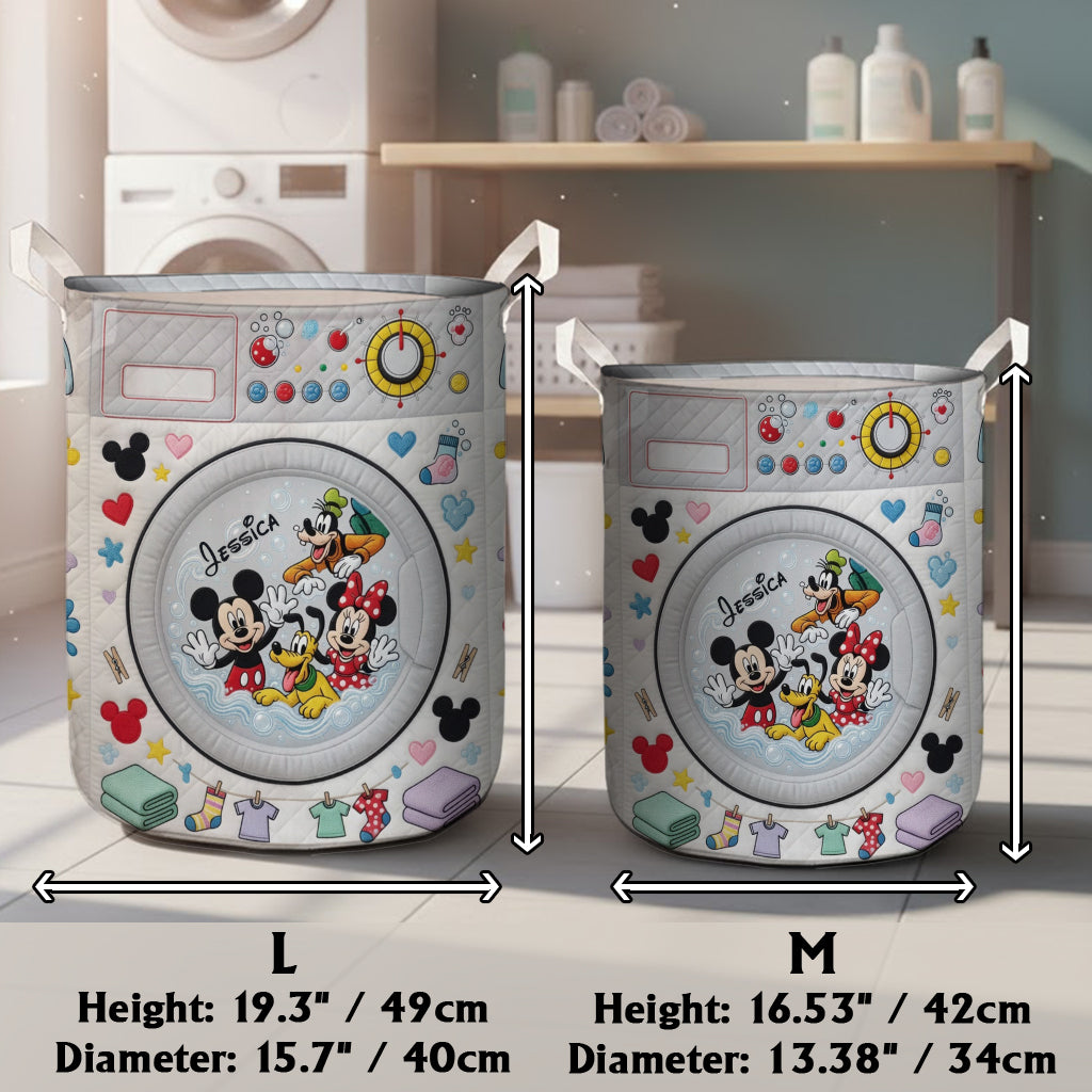 Funny Mouse Ears Washing Machine Basket - Personalized Mouse Storage Basket