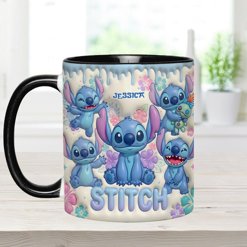 Blue Ailen - Personalized Ohana Accent Mug & Coaster