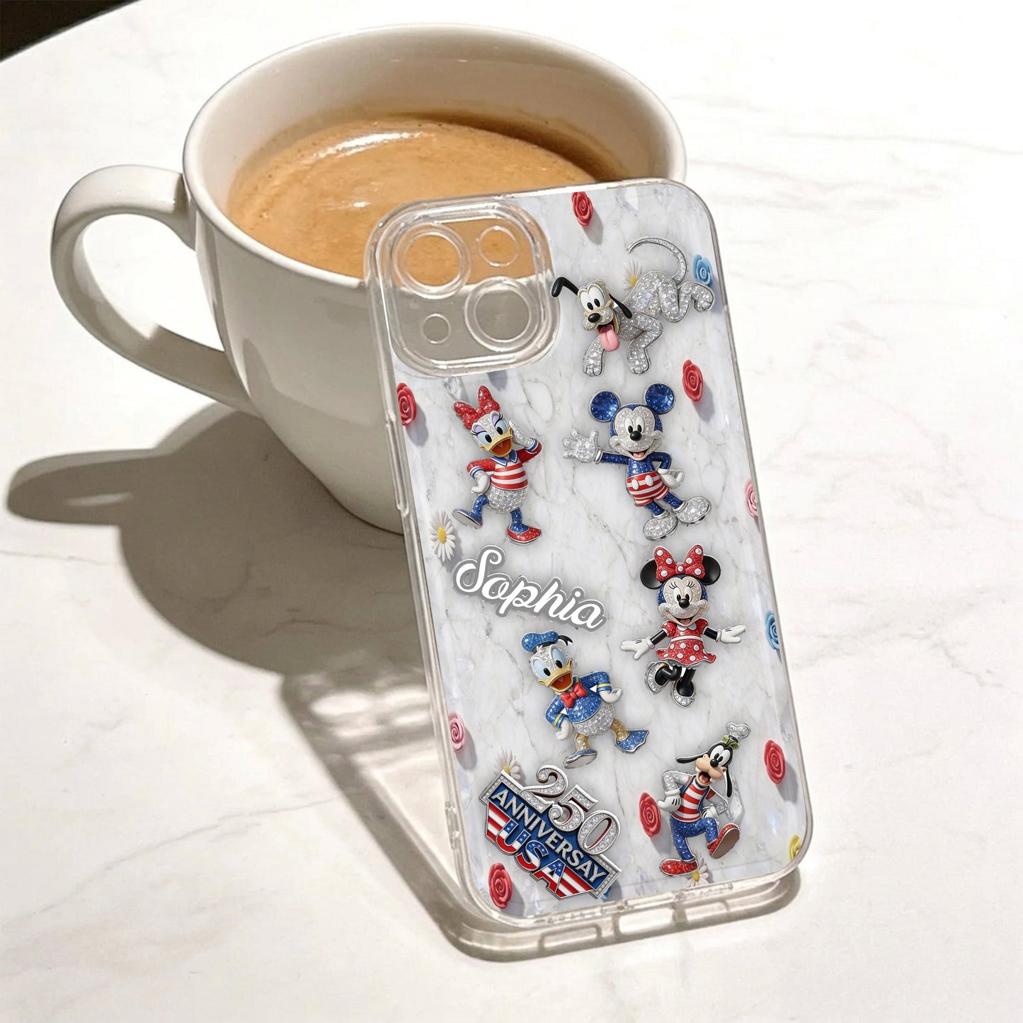 Friends 250 Anniversary - Personalized Mouse Shaker Phone Case