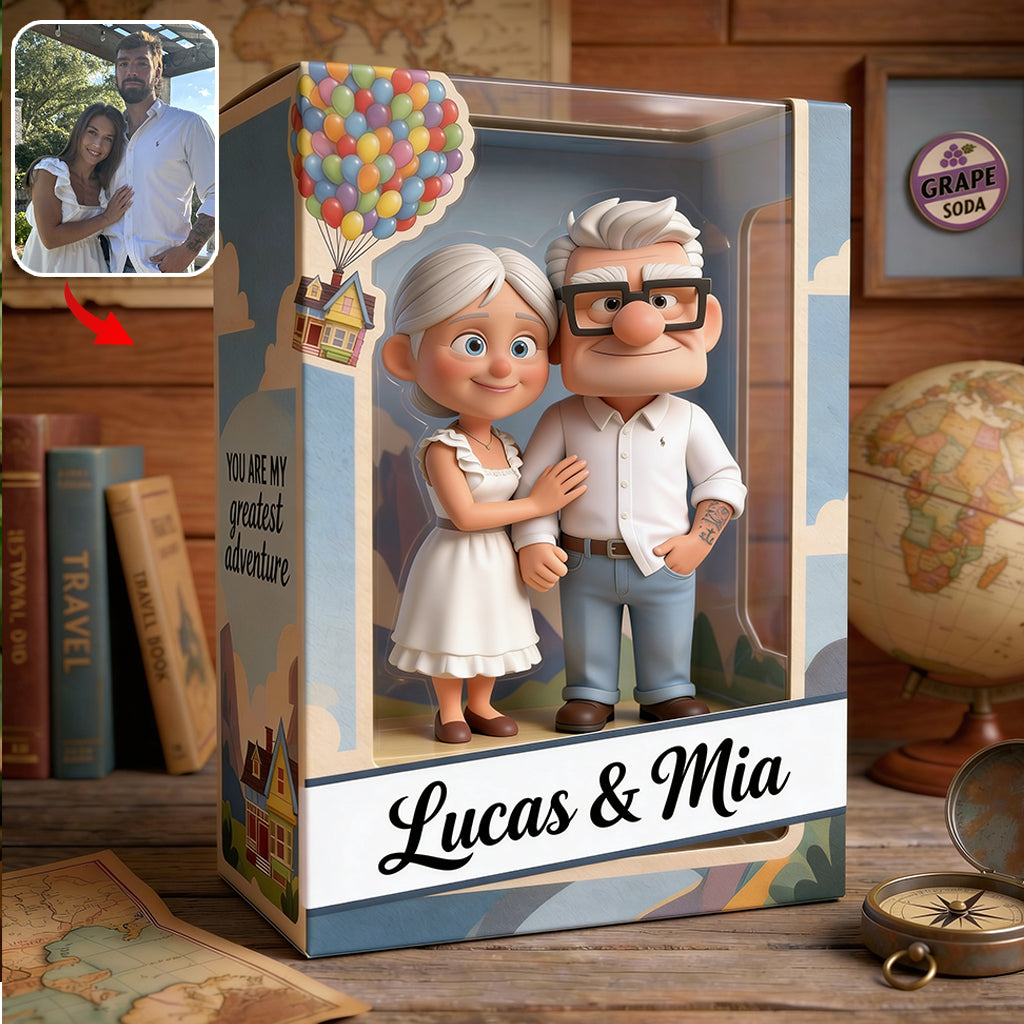 You Are My Greatest Adventure - Personalized Up Movie Couple Custom Shaped Acrylic Plaque