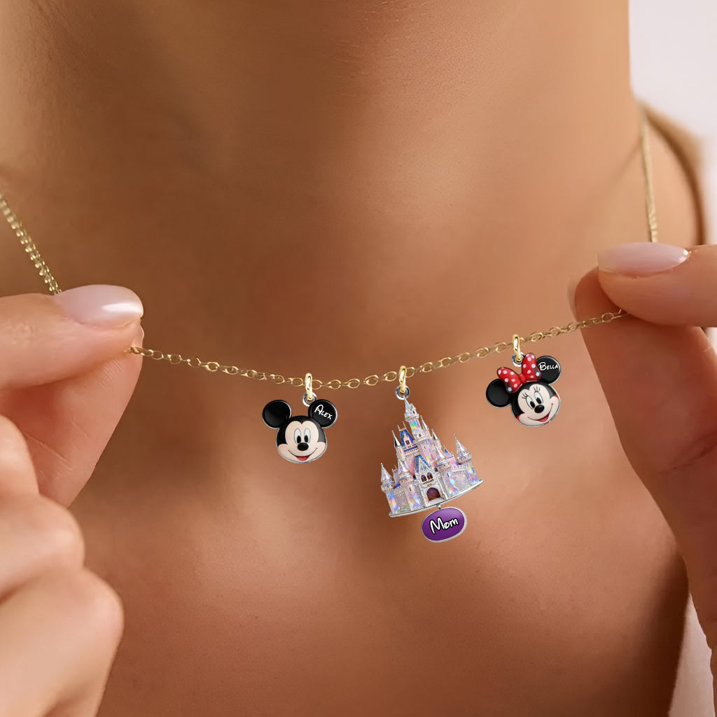 Magical Castle - Personalized Dream Trip Metal Necklaces With Pendants