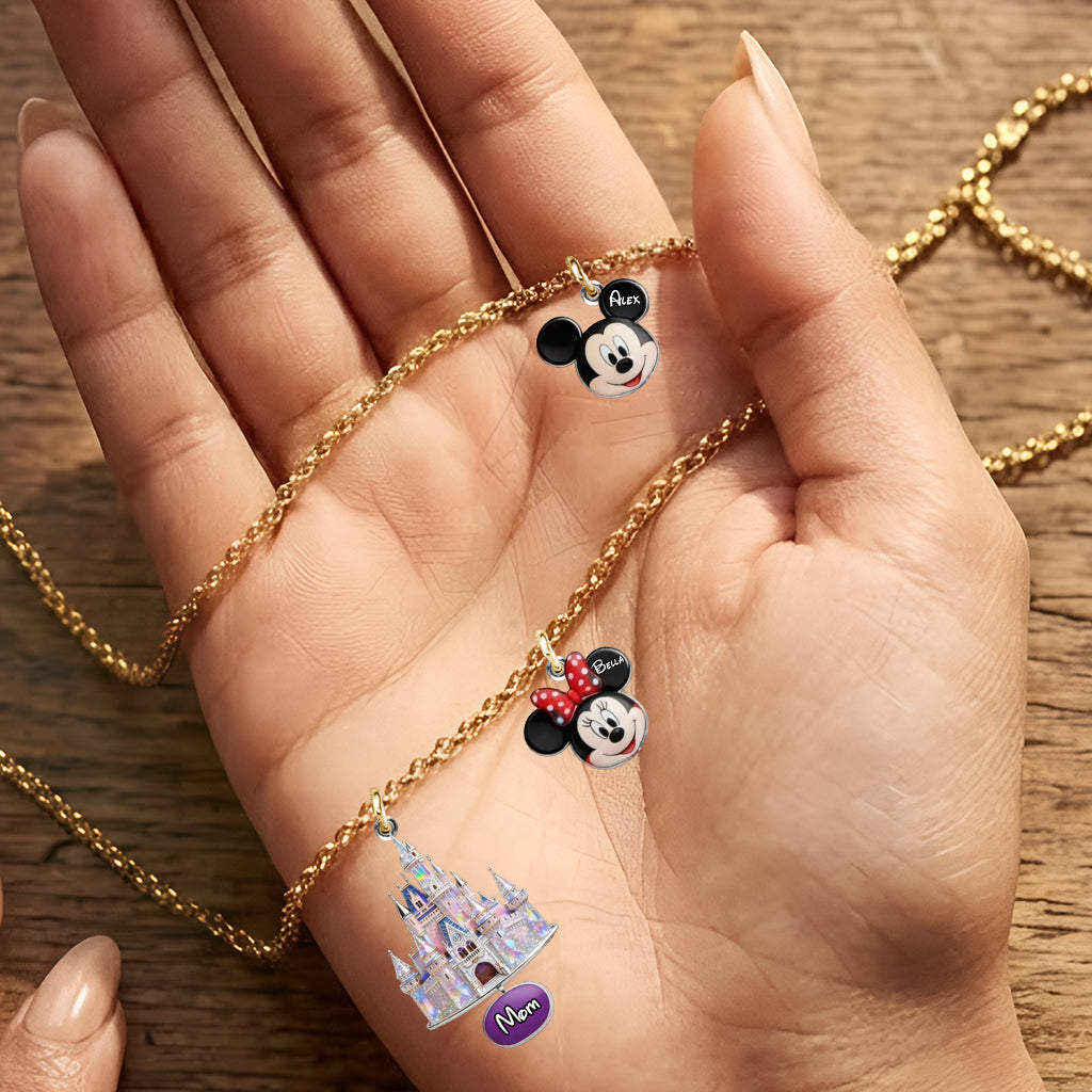 Magical Castle - Personalized Dream Trip Metal Necklaces With Pendants