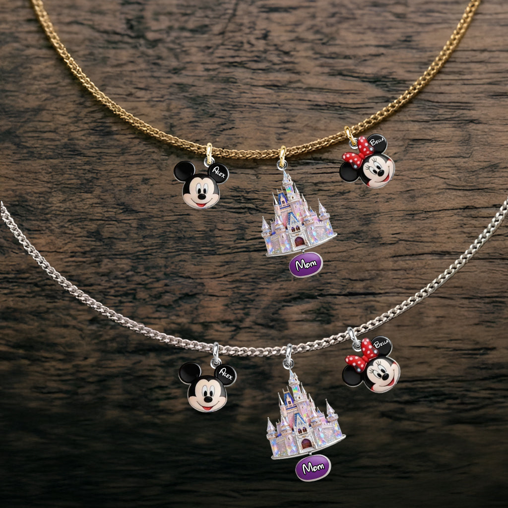 Magical Castle - Personalized Dream Trip Metal Necklaces With Pendants