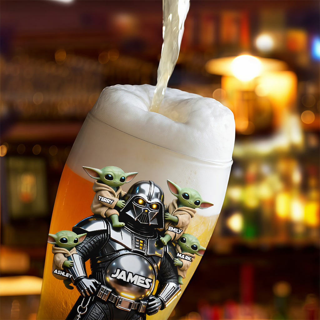 It's Not A Dad Bod It's A Father Figure - Personalized The Force Beer Pint