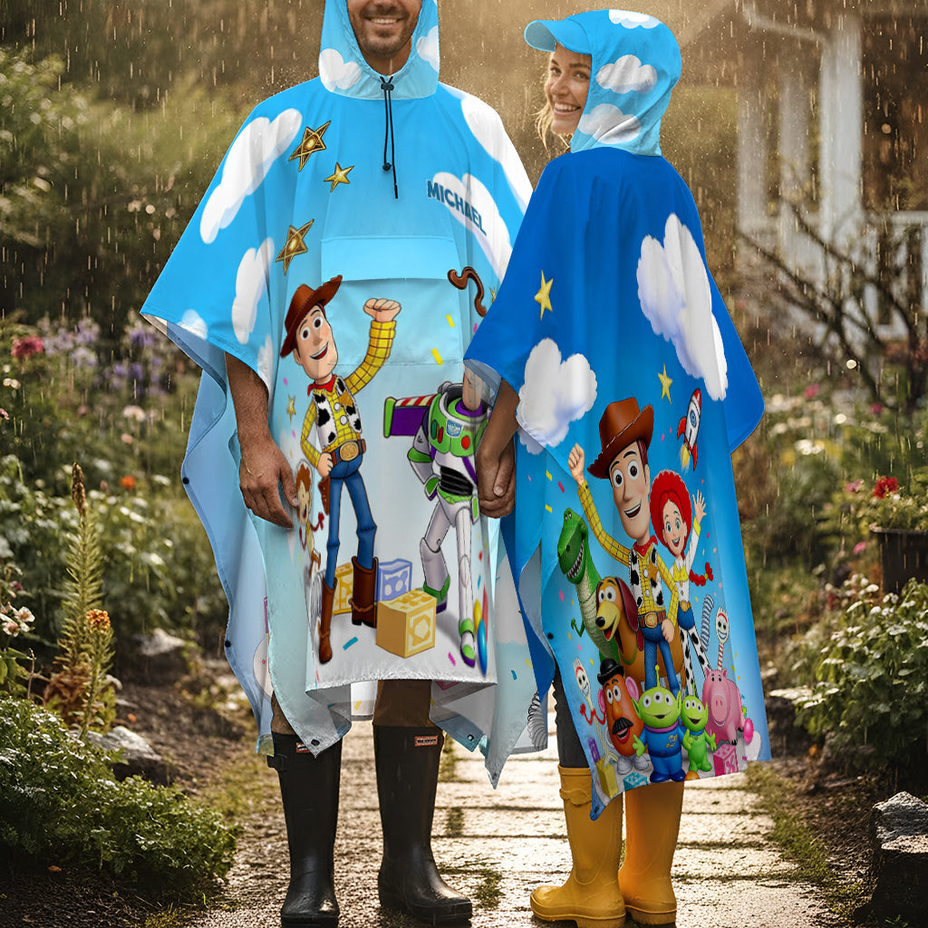 Friends - Personalized Movie For Kids Rain Poncho Coat