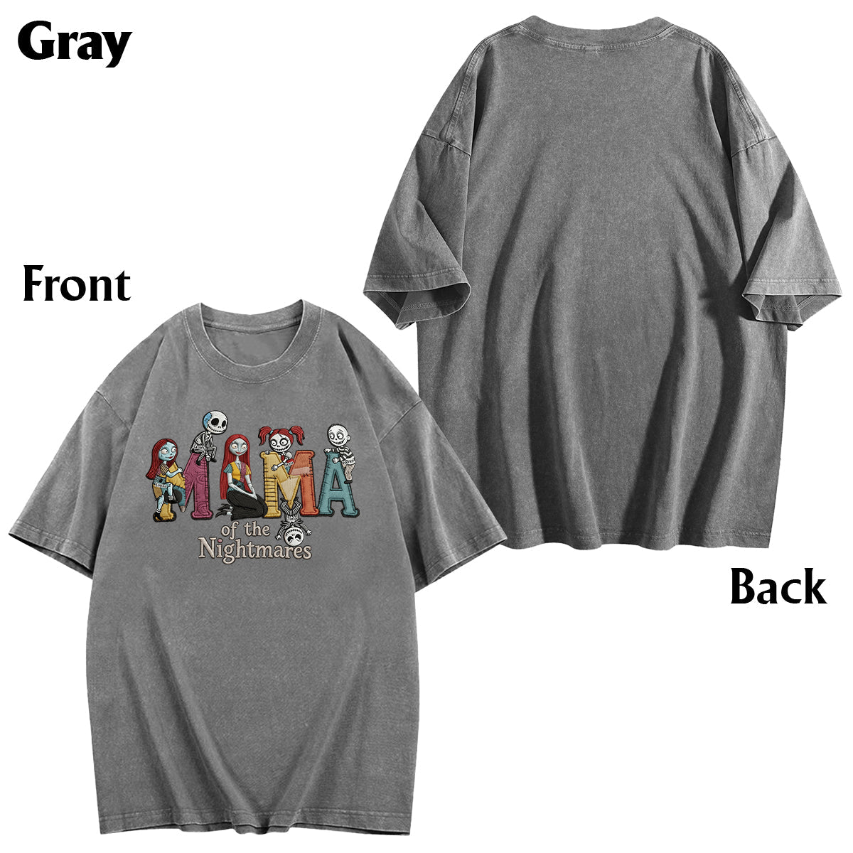 Mama Of The Nightmares - Personalized Nightmare Wash T-Shirt