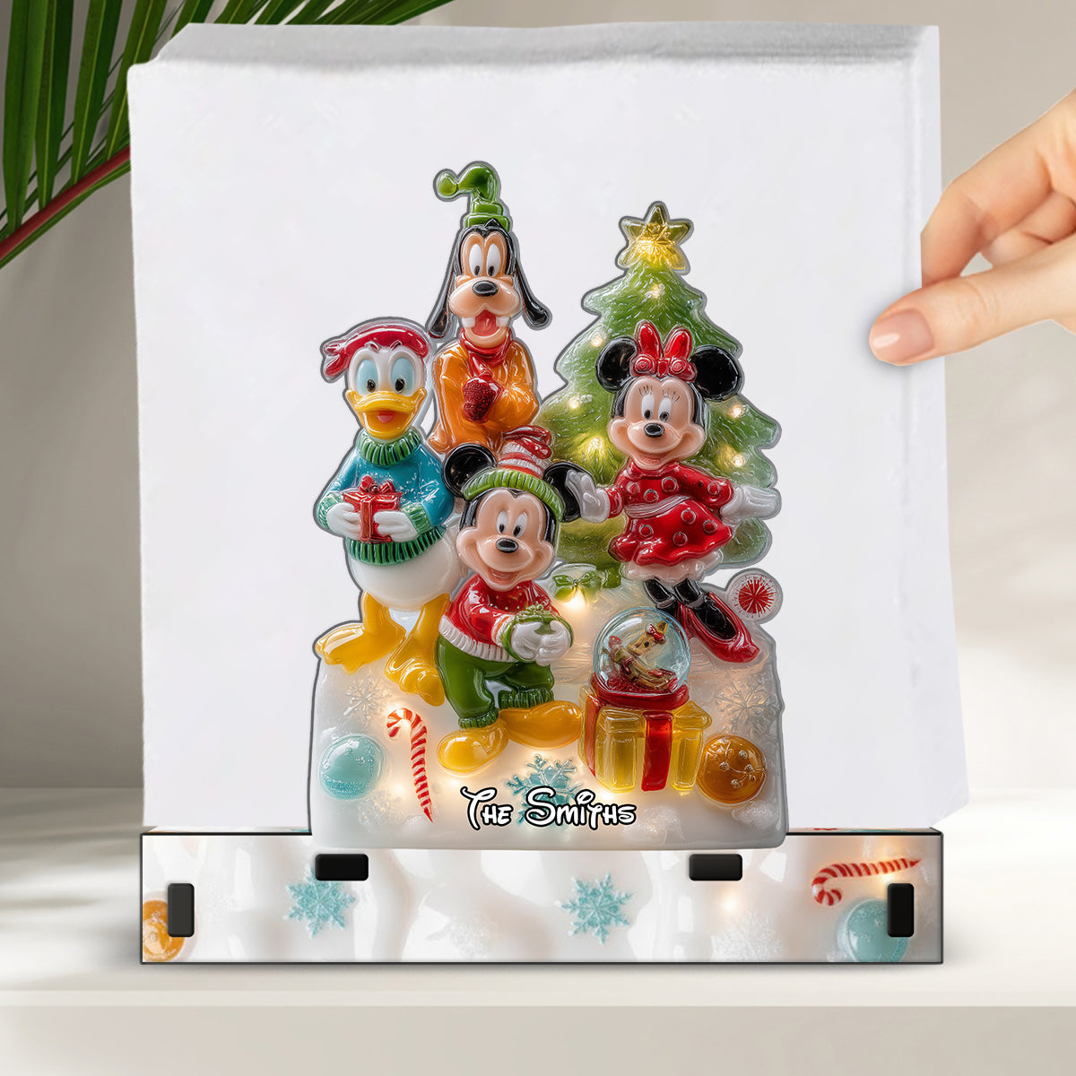 Magical Christmas - Personalized Mouse Paper Towel Holder