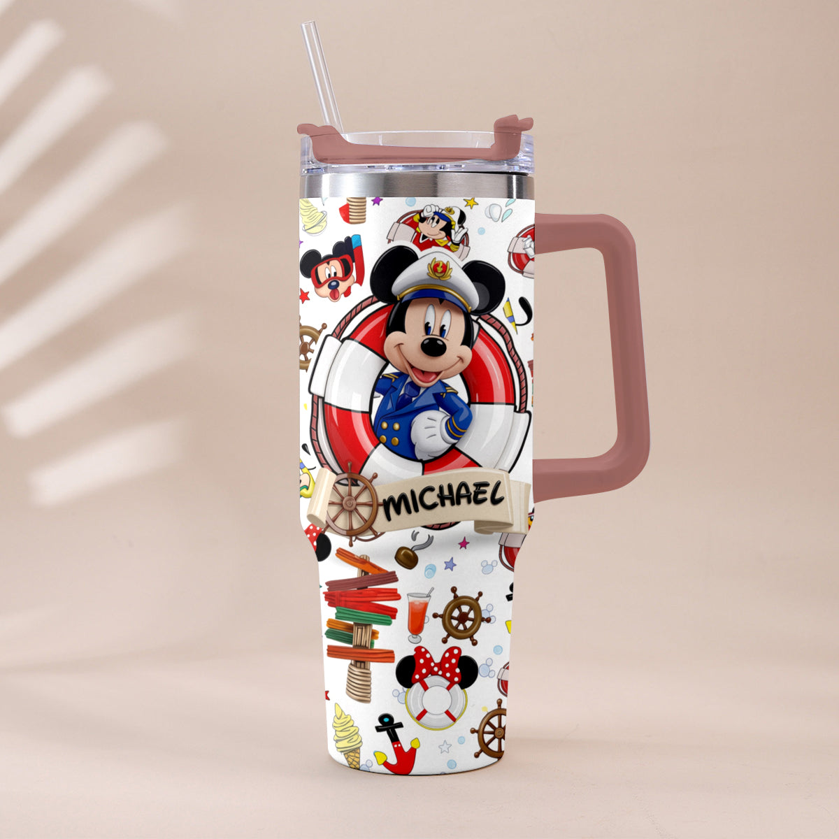 Cruising Friends - Personalized Dream Cruise Tumbler With Handle