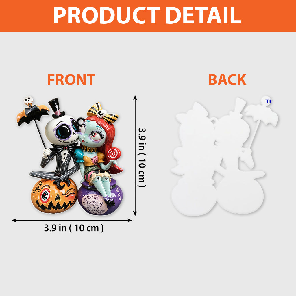 Till Death Do Us Part - Personalized Nightmare Premium 3D Ornament