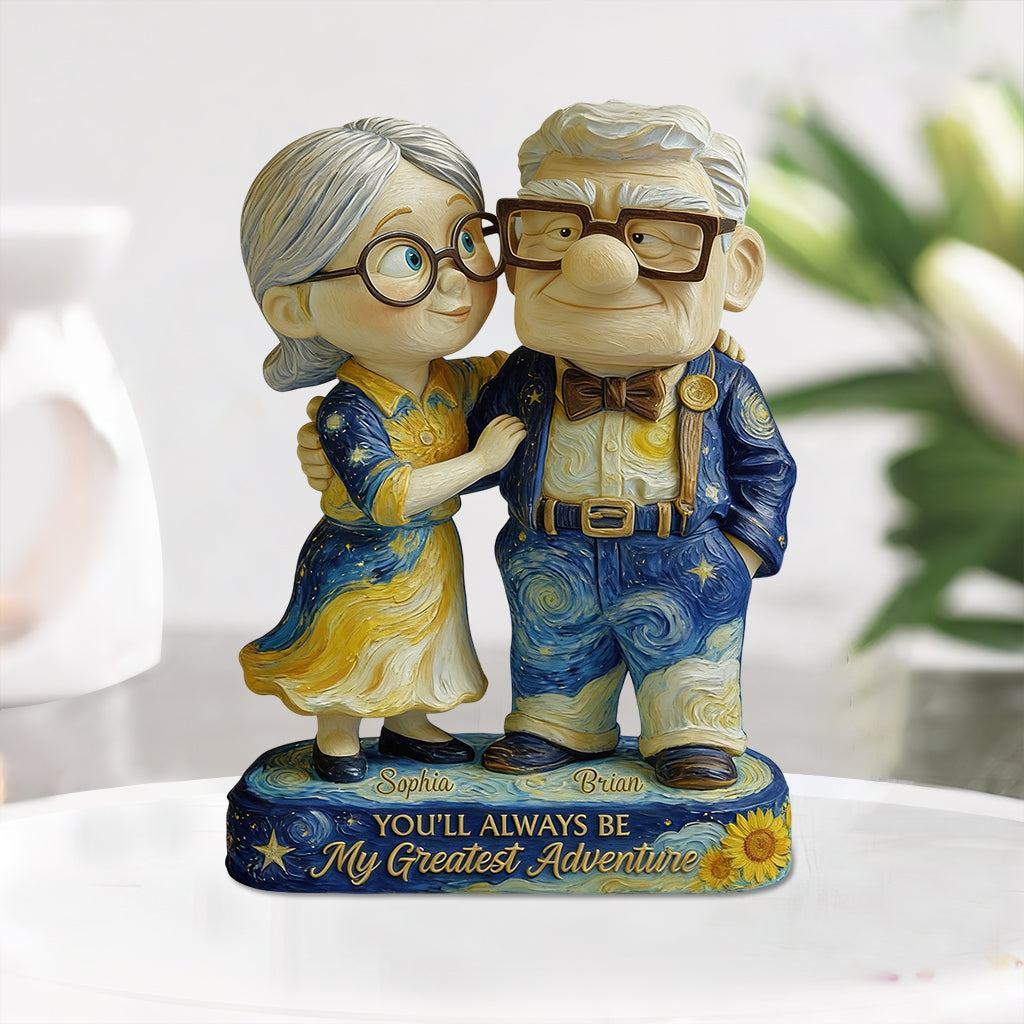 You'll Always Be My Greatest Adventure - Personalized Up Movie Couple Custom Shaped Acrylic Plaque