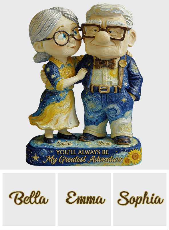 You'll Always Be My Greatest Adventure - Personalized Up Movie Couple Custom Shaped Acrylic Plaque