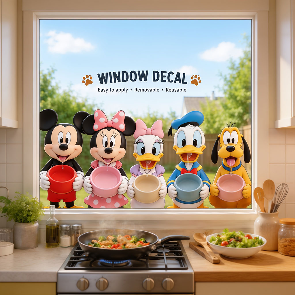 Cartoon Mouse & Friends - Mouse Wall Decal