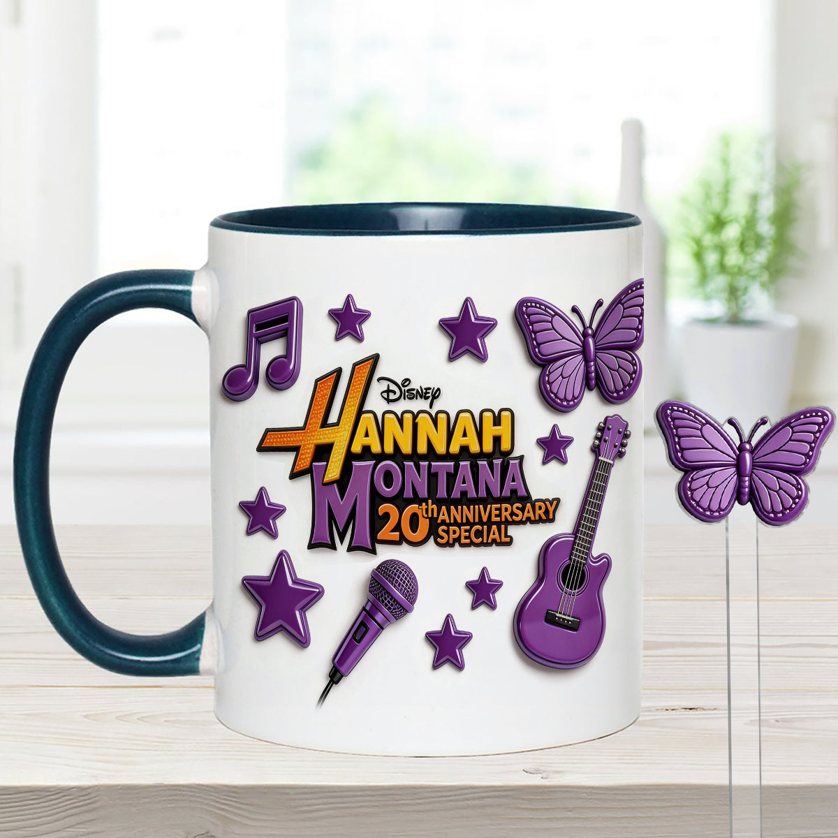 Best Of All Worlds - Personalized Teenage Girl Set Accent Mug with Acrylic Stirrers