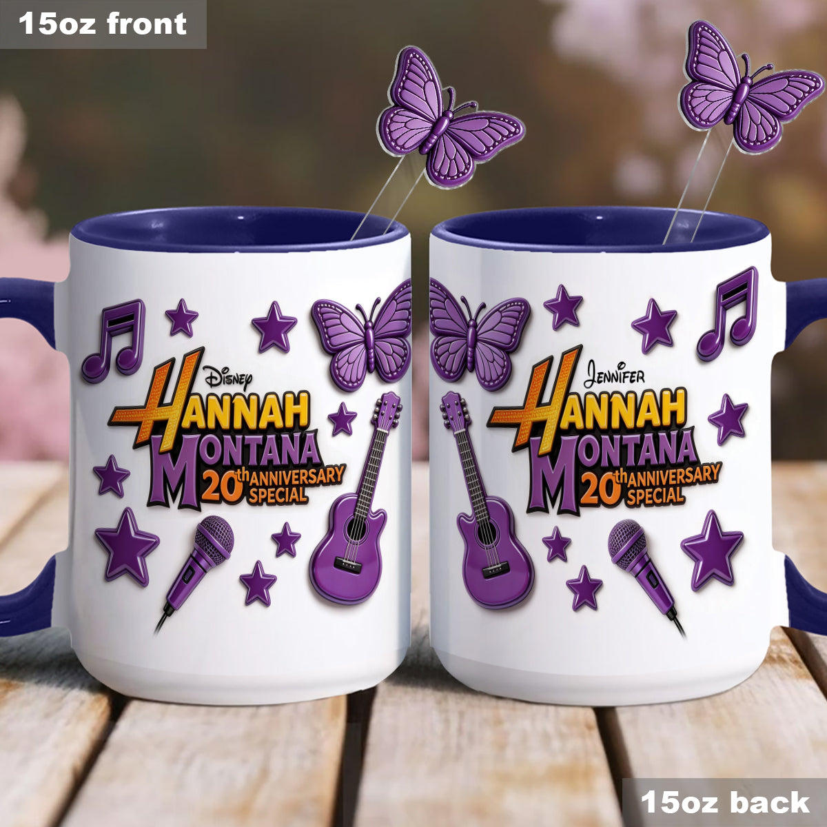 Best Of All Worlds - Personalized Teenage Girl Set Accent Mug with Acrylic Stirrers