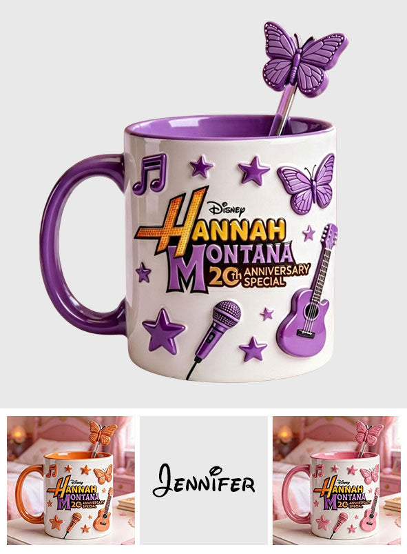 Best Of All Worlds - Personalized Teenage Girl Set Accent Mug with Acrylic Stirrers