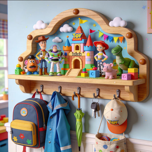Friends - Personalized Movie For Kids Custom Shaped Hanging Rack