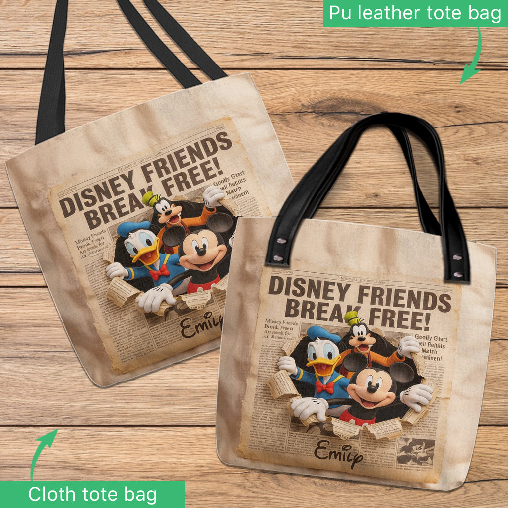 Friends - Personalized Mouse Tote Bag