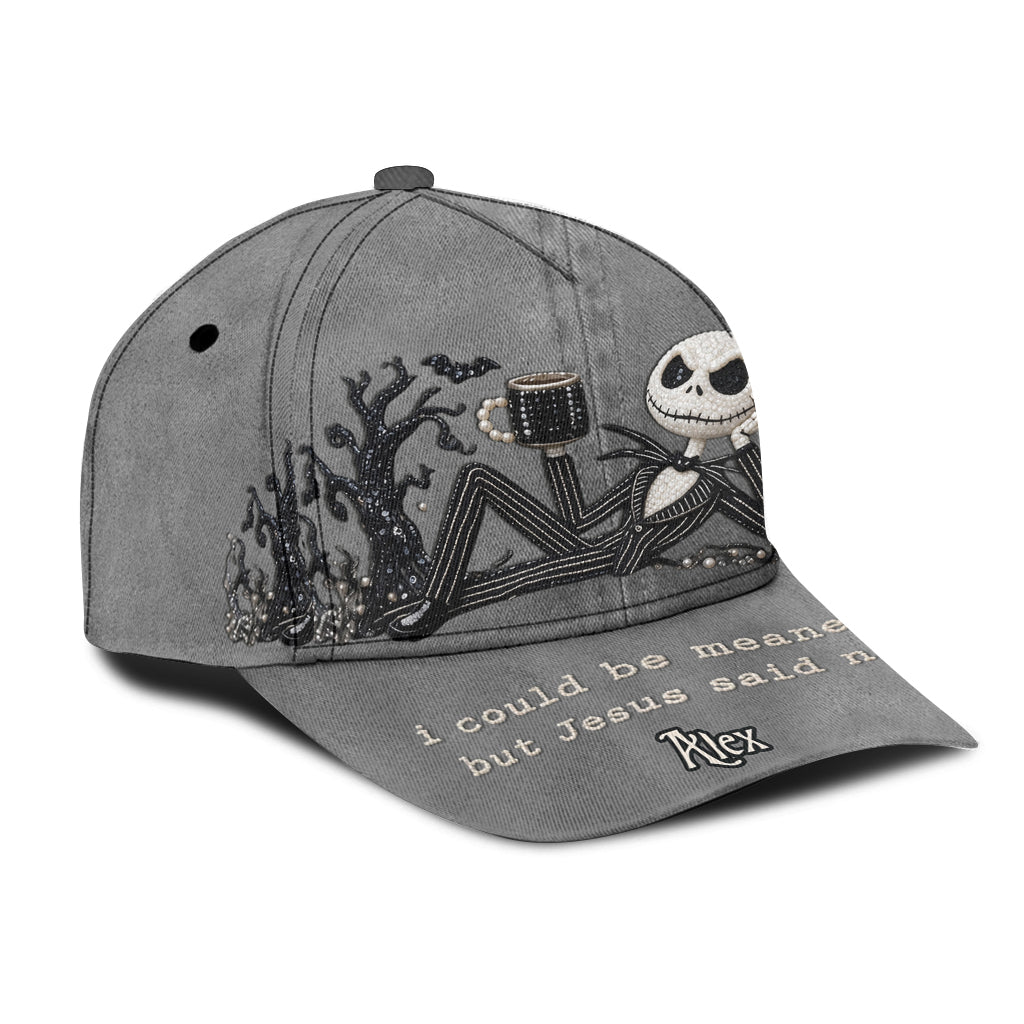 I Could Be Meaner - Personalized Nightmare Classic Cap