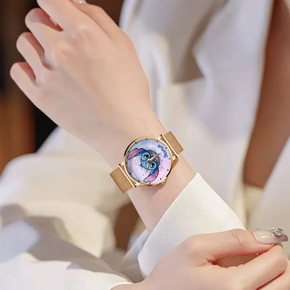 Ohana Alien - Personalized Ohana Women Hand Watch