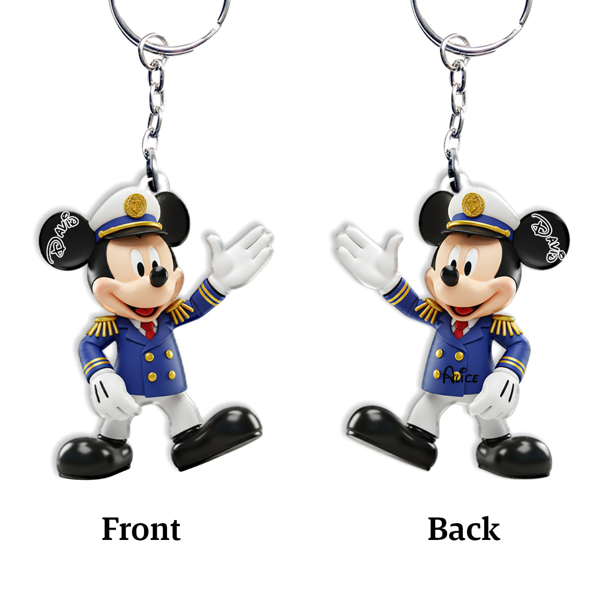 Magical Cruise Trip - Personalized Mouse Keychain