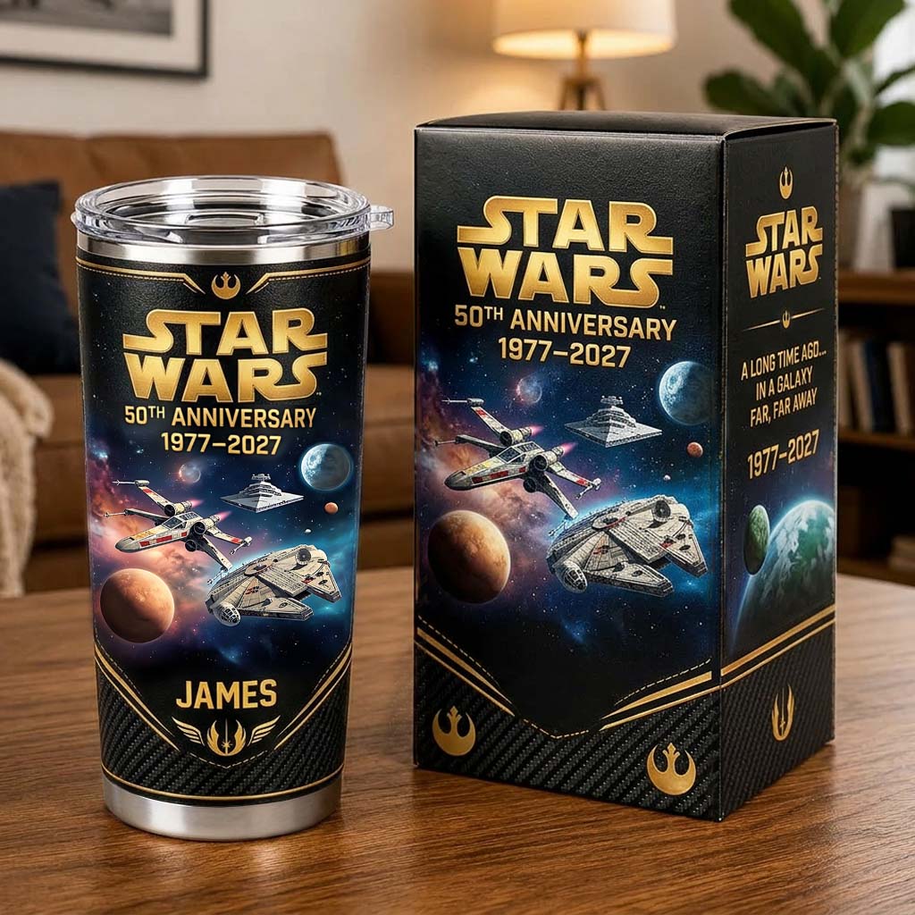 Star Fight 50th Anniversary - Personalized The Force Tumbler With Gift Box