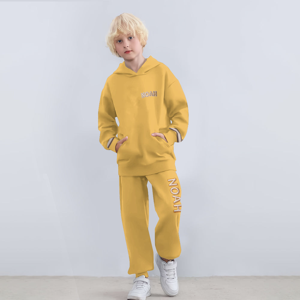 Back To School - Personalized Kid Hoodie & Kid Jogger Sweatpants