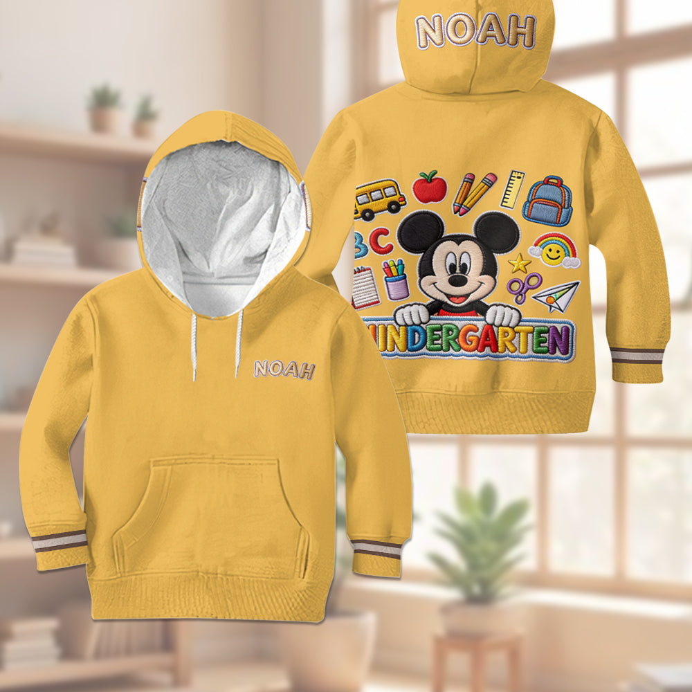 Back To School - Personalized Kid Hoodie & Kid Jogger Sweatpants