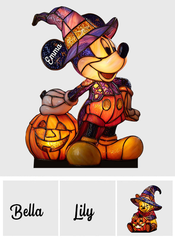 Halloween Friends - Personalized Mouse Acrylic LED Night Light