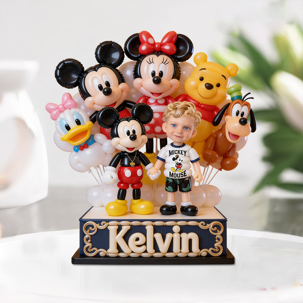 Magical Friends - Personalized Mouse Custom Shaped Acrylic Plaque