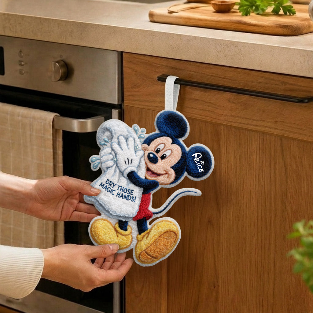 Dry Those Magic Hands - Personalized Mouse Hand Towel