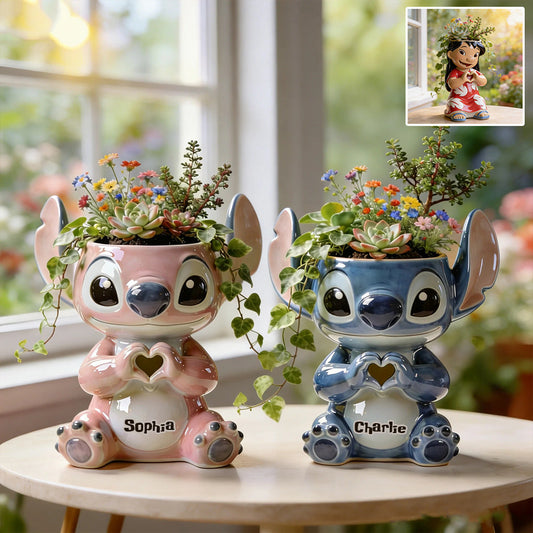 Ohana Means Family - Personalized Ohana Acrylic Pot