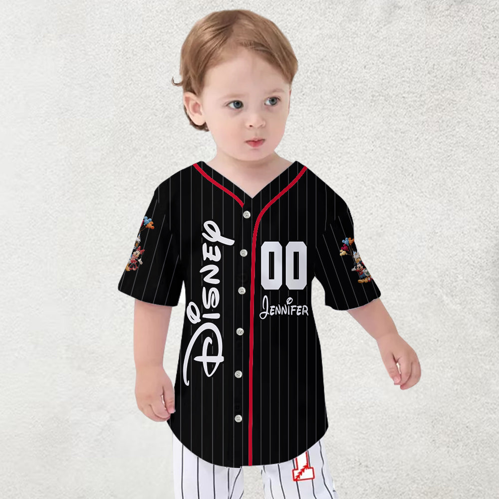 The Magical Castle - Personalized Mouse Baseball Jersey