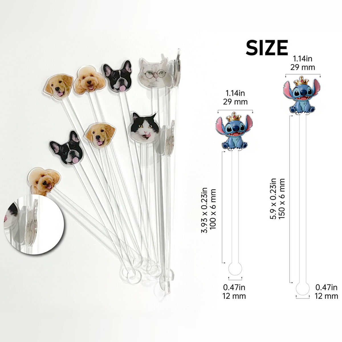 Ohana Means Family - Personalized Ohana Set Accent Mug with Acrylic Stirrers