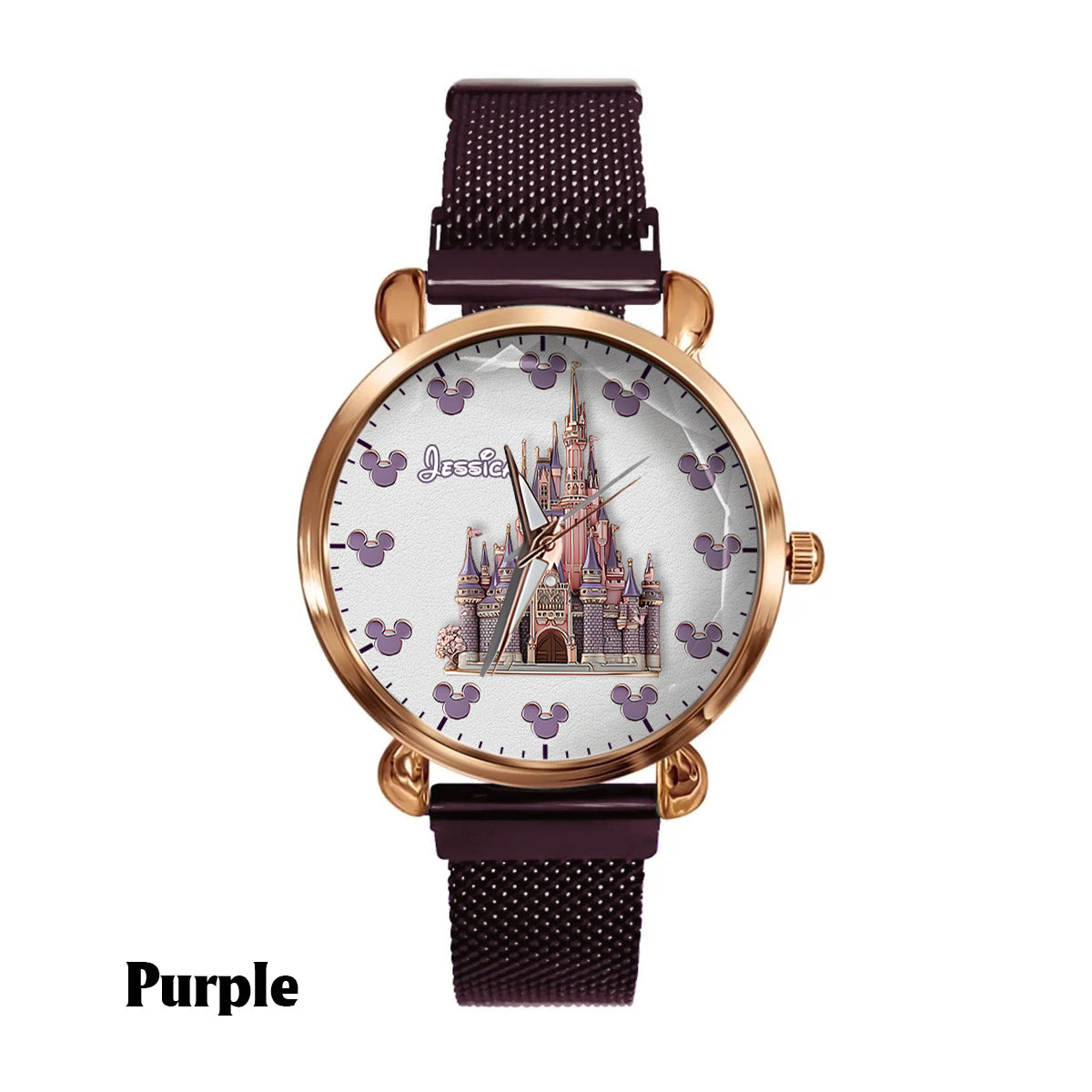 Magical Day Custom Name - Personalized Mouse Women Hand Watch