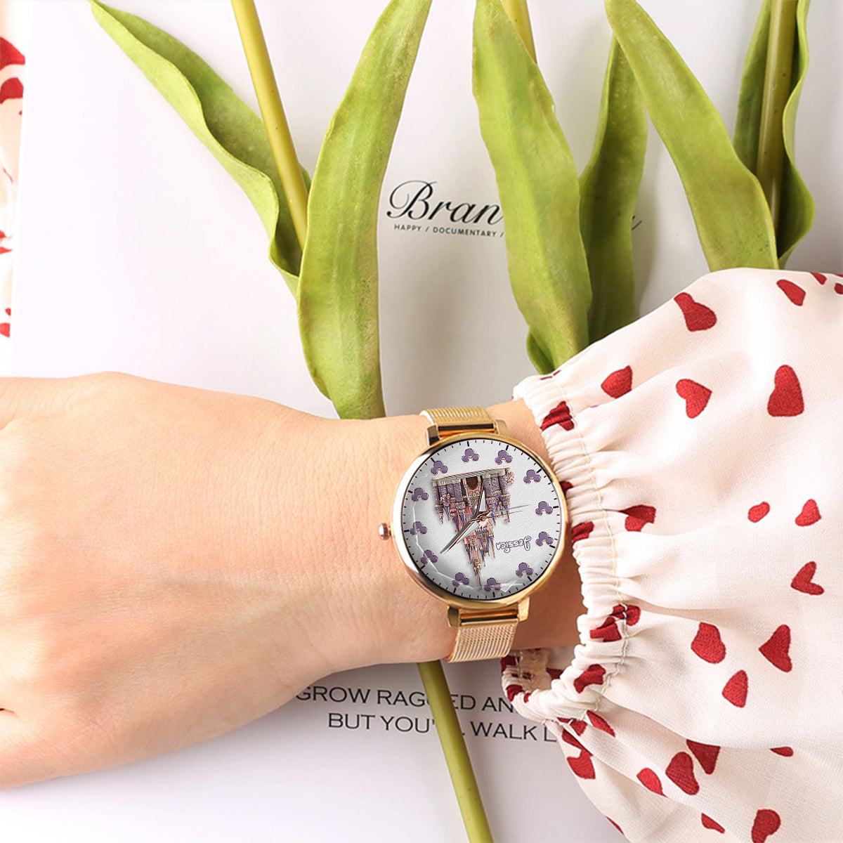 Magical Day Custom Name - Personalized Mouse Women Hand Watch