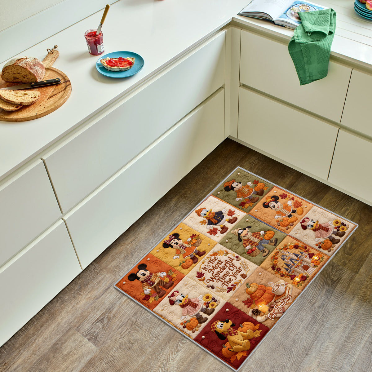 It's The Most Beautiful Time Of The Year - Personalized Mouse Non-Slip Tufted Rug
