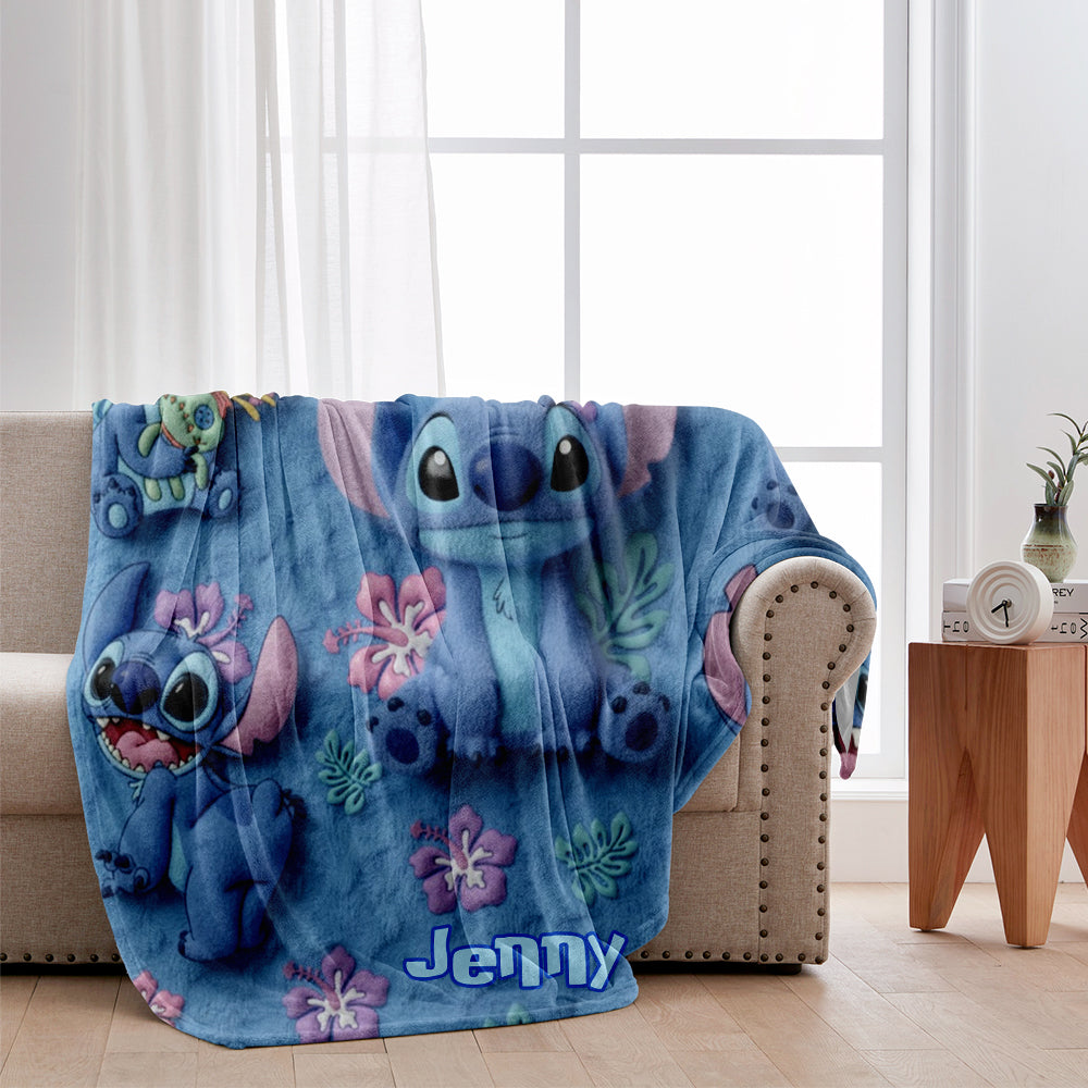 Ohana Means Family - Personalized Ohana Blanket